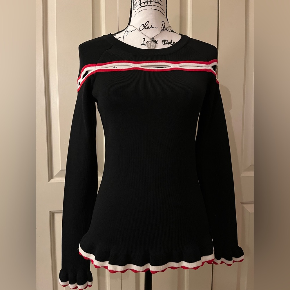 Beautiful/Very Unique Moelleux Rayon Blend Sweater - NWOT